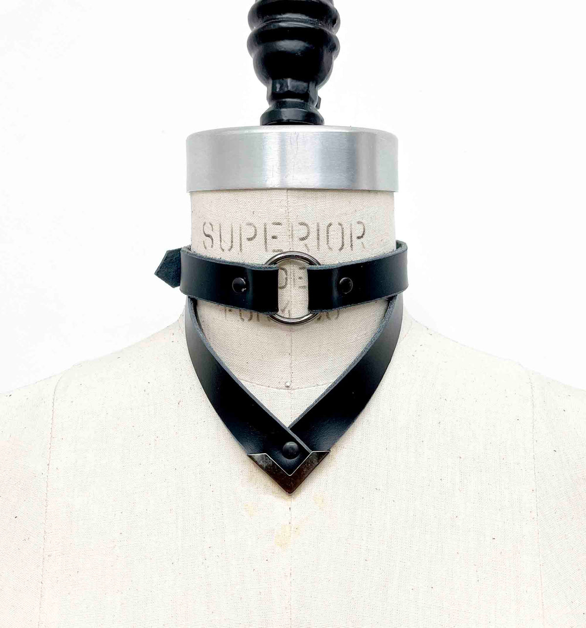 Gunslinger Leather Collar Choker