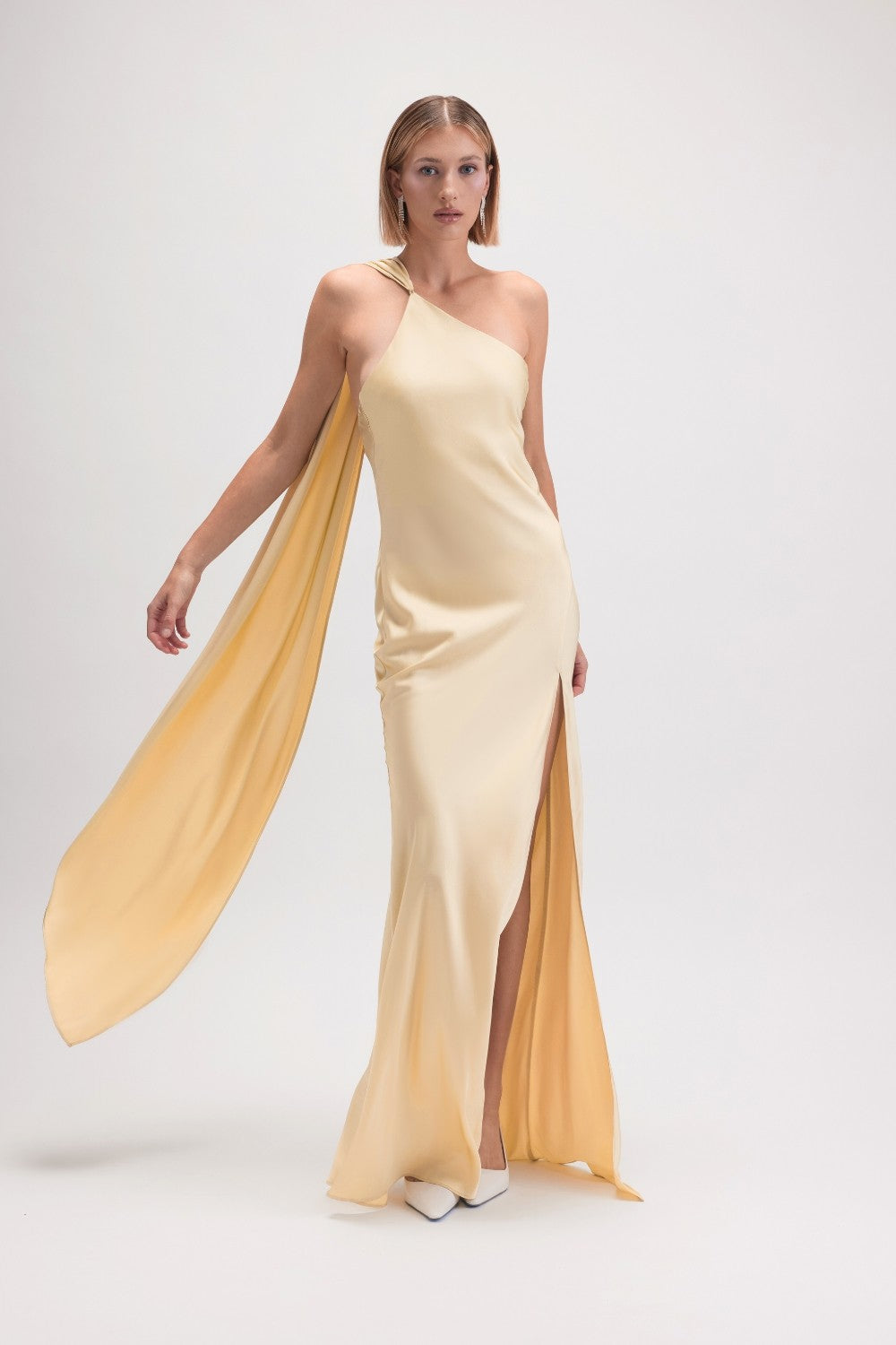 Don't call me Baby Scarf Slip Maxi Dress