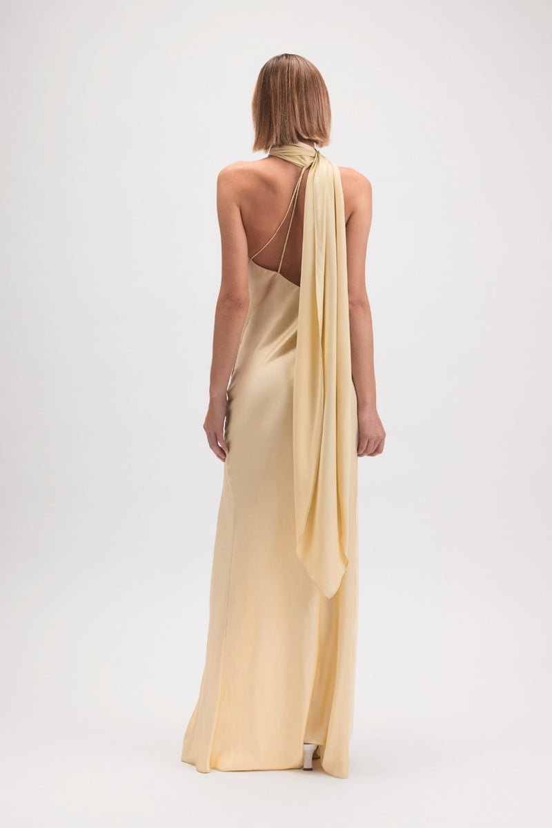 Don't call me Baby Scarf Slip Maxi Dress