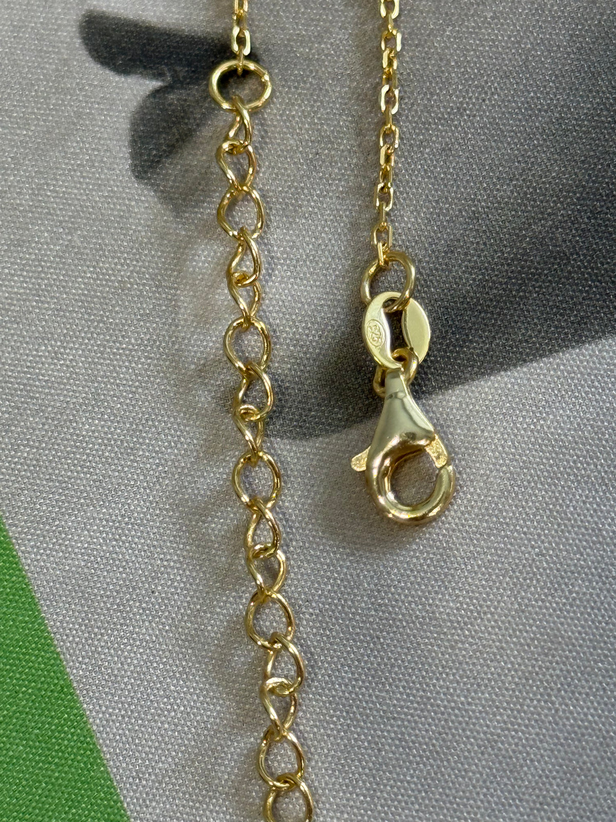925 Sterling Pearl Pave CZ Cross Dainty Chain Necklace