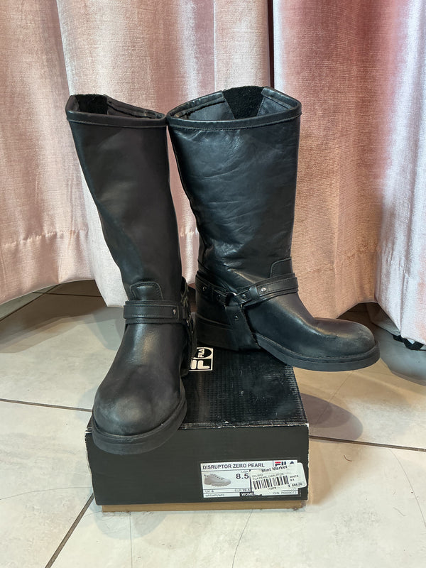 Moto I am Boots Y2k Leather