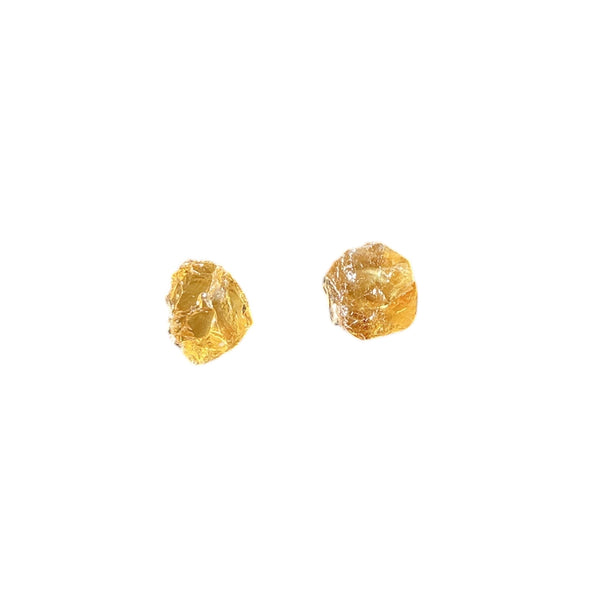 Druzzy Natural Stone Earrings- Ameythyst, Quartz, Gold