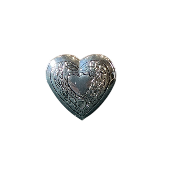 Oversized Heart Locket Ring