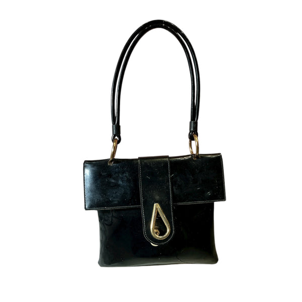 Vintage 1960s Patent Leather Shoulder Bag