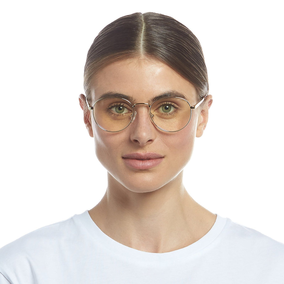 Lost Legacy Blue Light Unisex Gold Frame Glasses