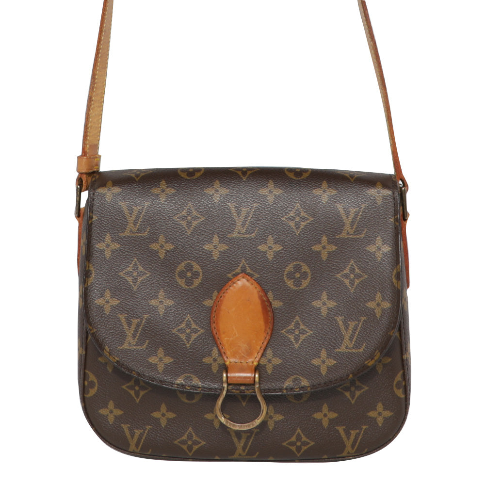 Louis Vuitton St. Cloud Monogram Leather Crossbody Bag GM