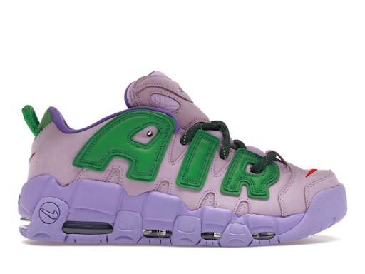 Nike Air More Uptempo Low AMBUSH -  Lilac/Green/Red  Men's 7.5