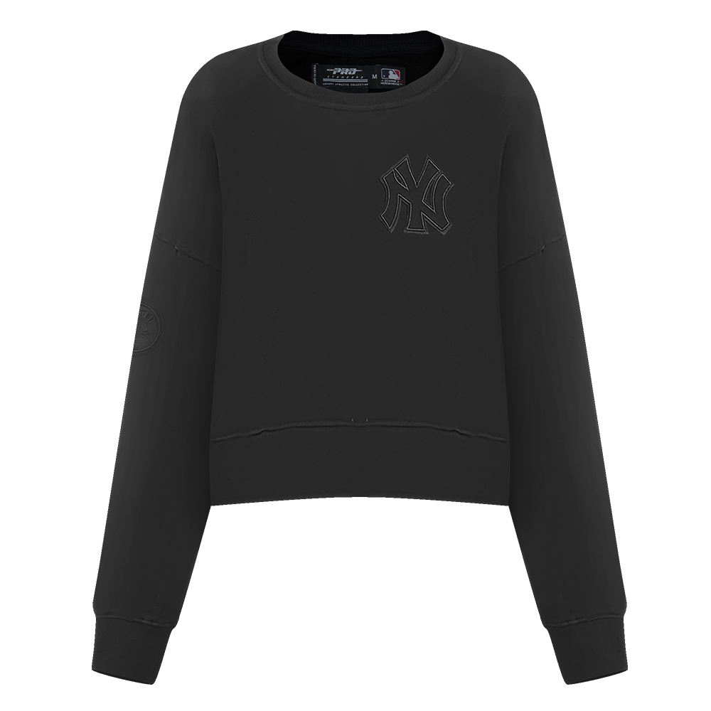 Pro Max Yankees Crop Sweatshirt Sweater - Black