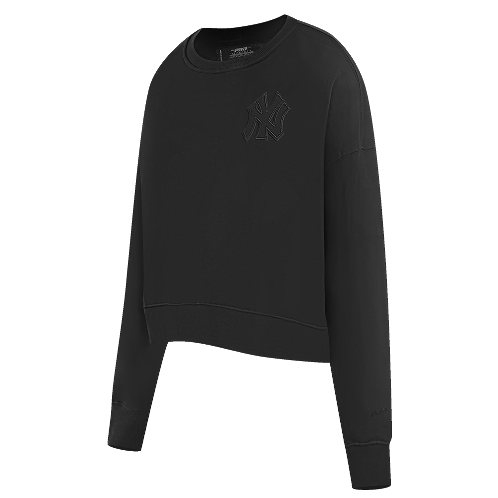 Pro Max Yankees Crop Sweatshirt Sweater - Black