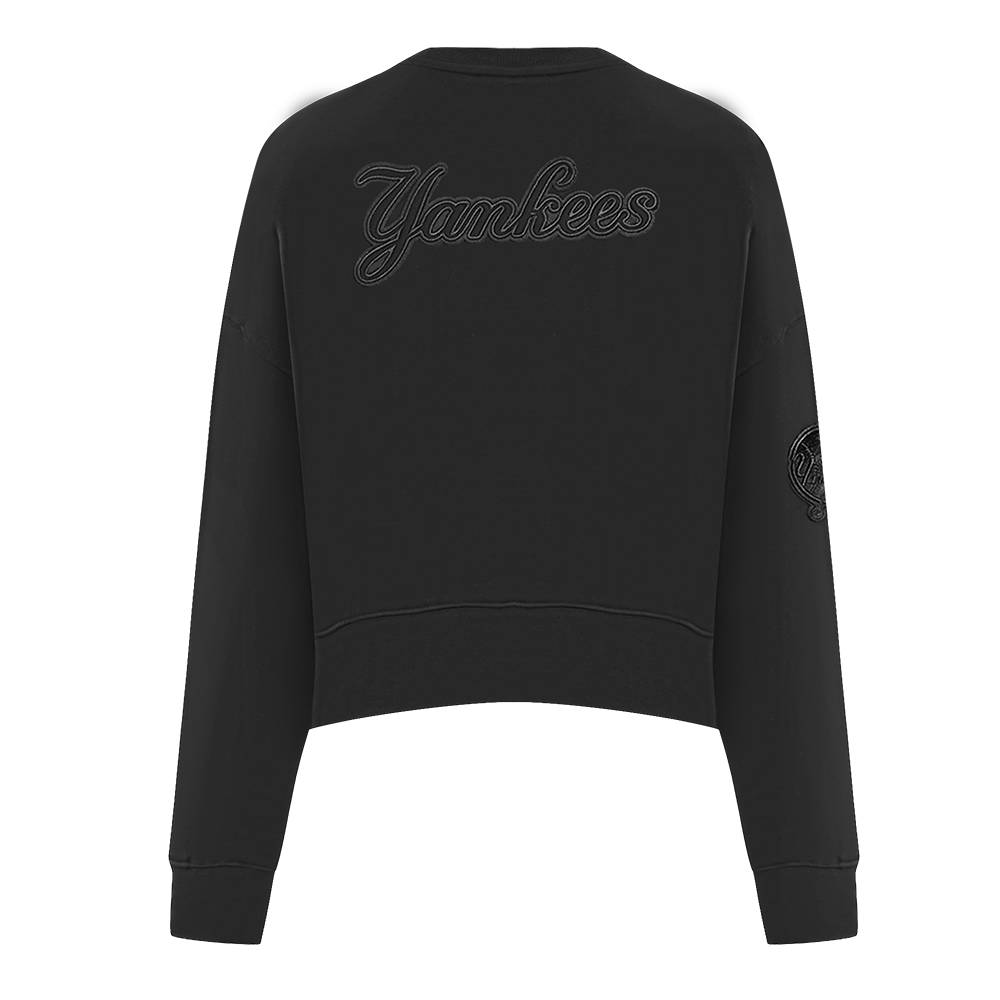 Pro Max Yankees Crop Sweatshirt Sweater - Black