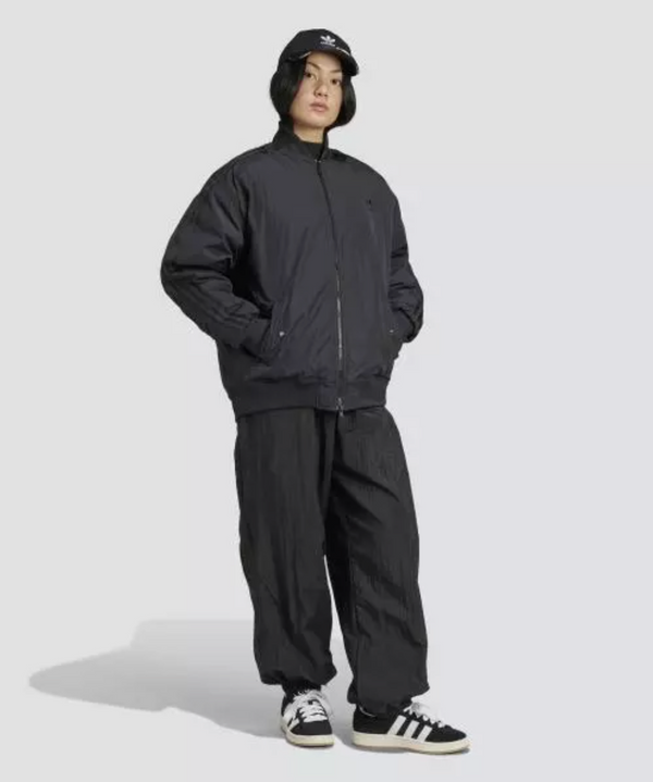 Adidas Oversized Olive Flight Bomber Unisex XL - Black