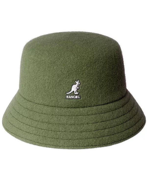 Kangol Lahinch Wool Bucket Hat - Olive Green