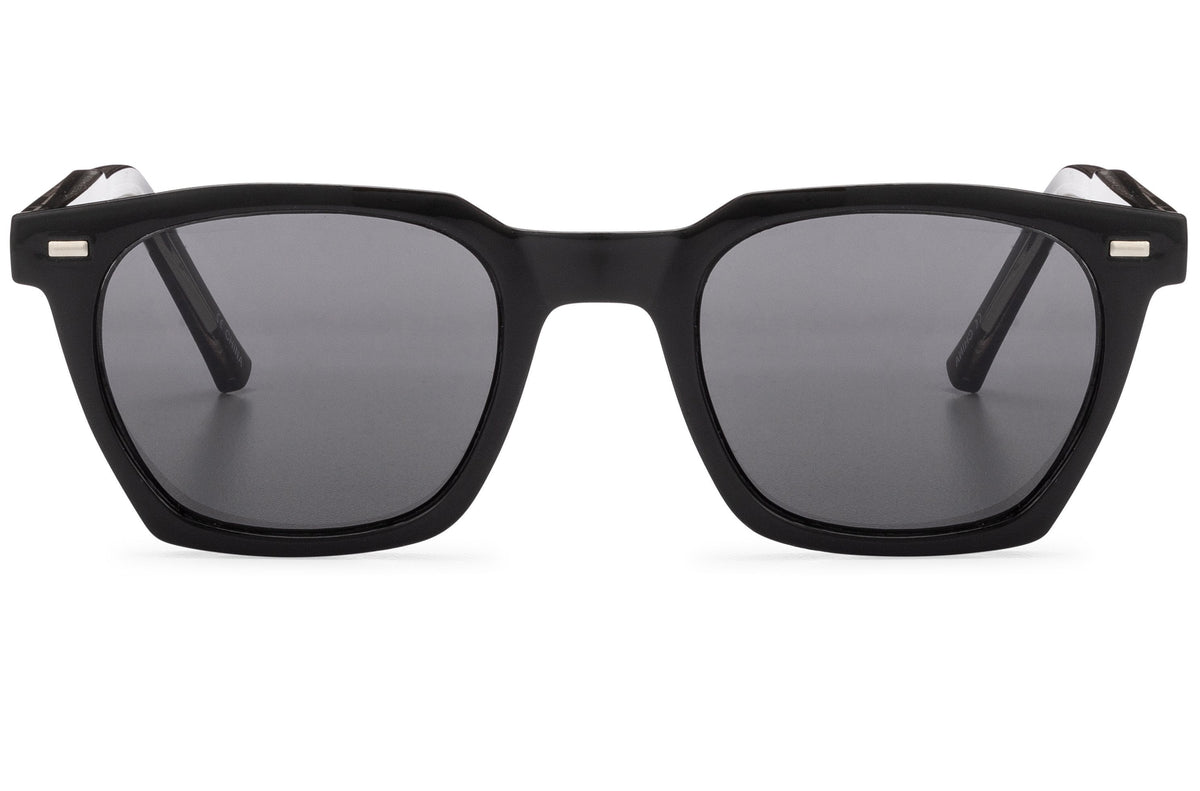 BC2 - Acetate Classic Wayfarer Sunglasses -Black/Black