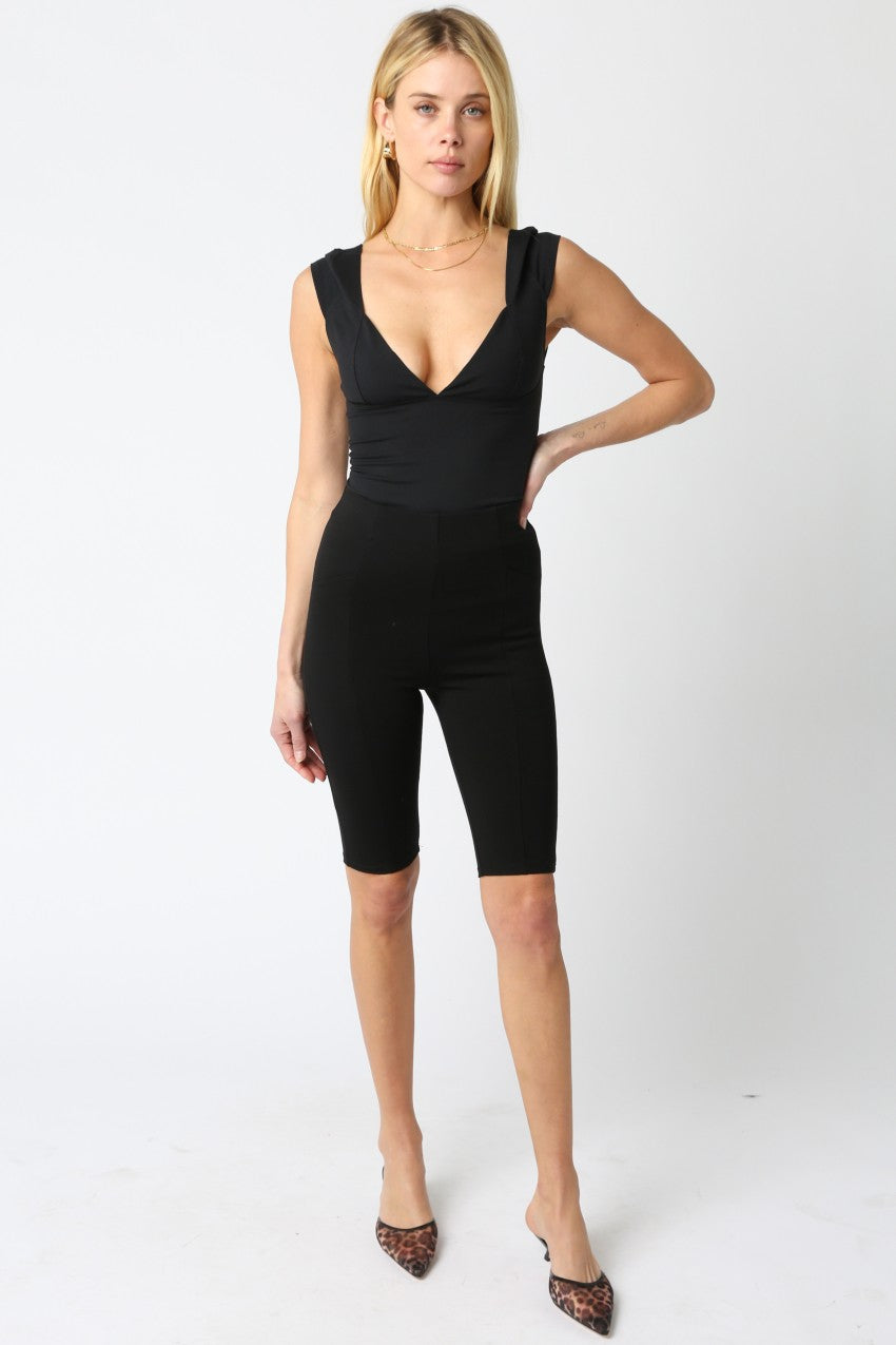 Mollie y2k slim fit stretch cotton top