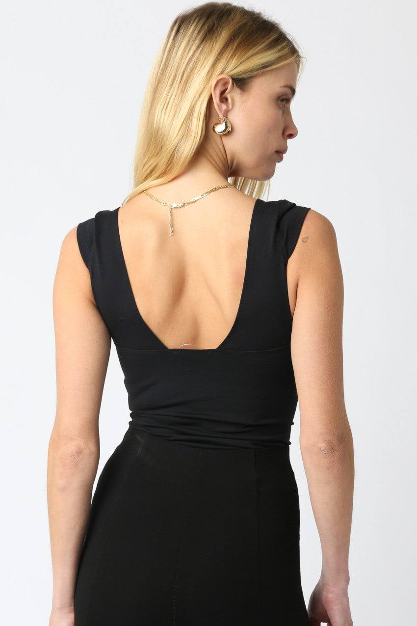 Mollie y2k slim fit stretch cotton top