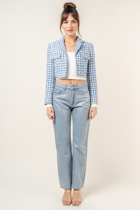 Boucle Gabrielle Chanel Shirt Coco Chanel Style Boucle Tweed Boxy