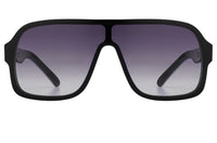 Cut Fifty Five Aviator Cellulose Acetate Sunglasses - Black/Black Gradient