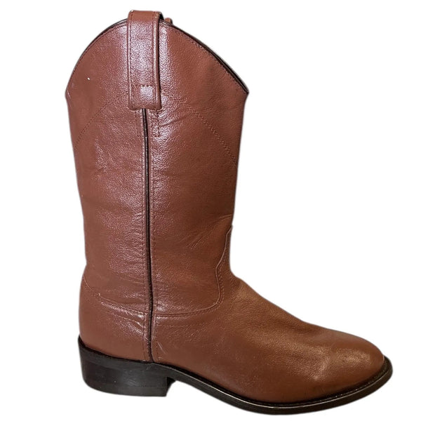 Vintage Y2K Old West Rodeo Leather Western Cowgirl Boots