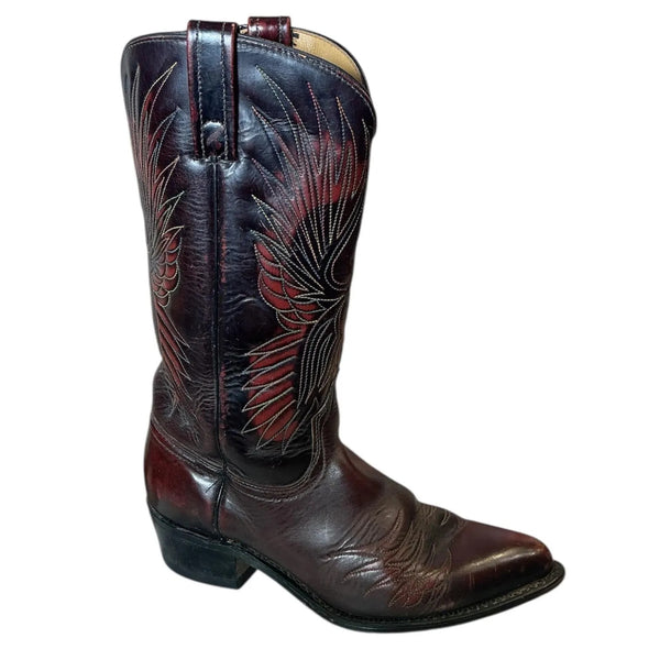 Vintage Y2K Acme Phoenix Rodeo Leather Cowgirl Boots 7.5