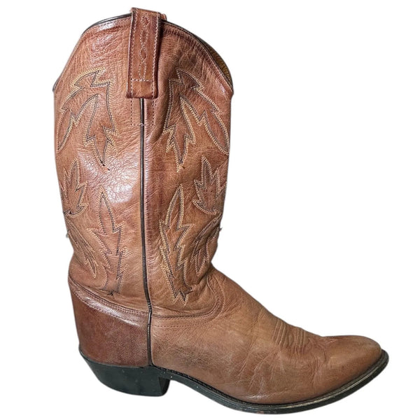 Vintage Y2K Old West Rodeo Leather Cowgirl Boots