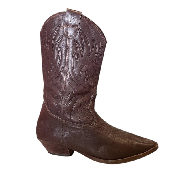 Vintage Y2K Blue River Rodeo Leather Western Cowboy Boots 9.5