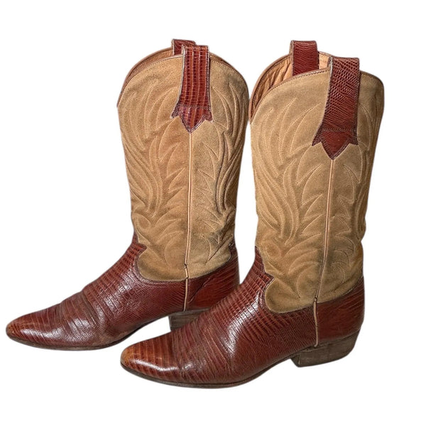 Vintage Y2K Go West Western Rodeo Leather Cowgirl Boots