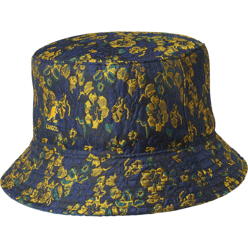 Floral Jacquard Reversible Rain Bucket Hat