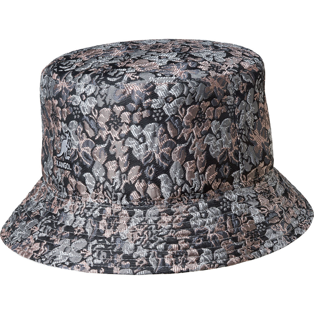 Kangol Floral Jacquard Rev Bucket Hat - Moonstruck – Mint Market display picture 3