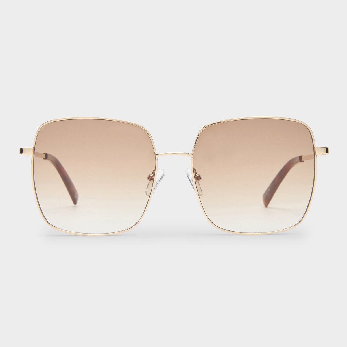 The Cherished 70s Style Sunglasses - Gold Tan Gradient