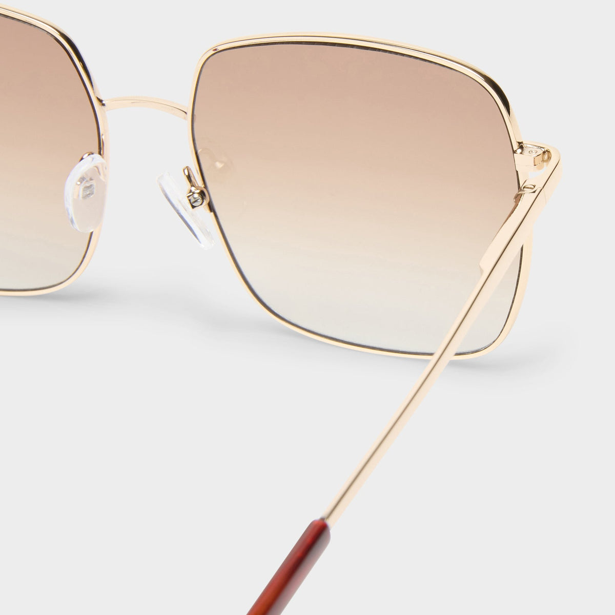 The Cherished 70s Style Sunglasses - Gold Tan Gradient