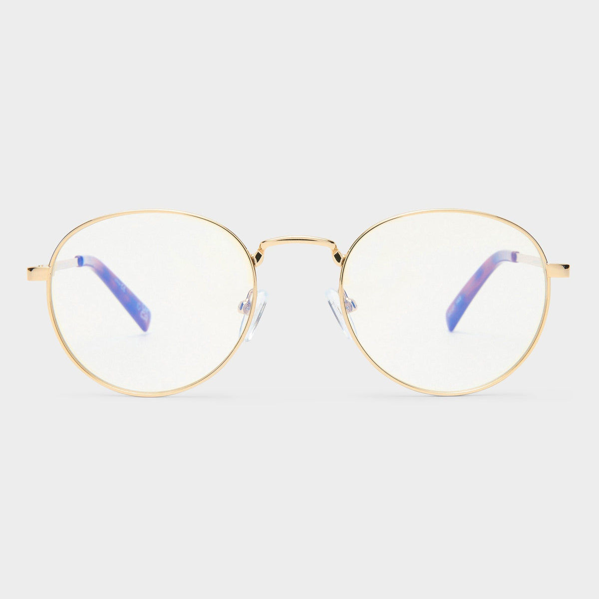 Lost Legacy Blue Light Unisex Gold Frame Glasses