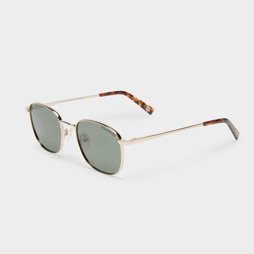 Neptune Deux Gold Frame Polarized Glasses