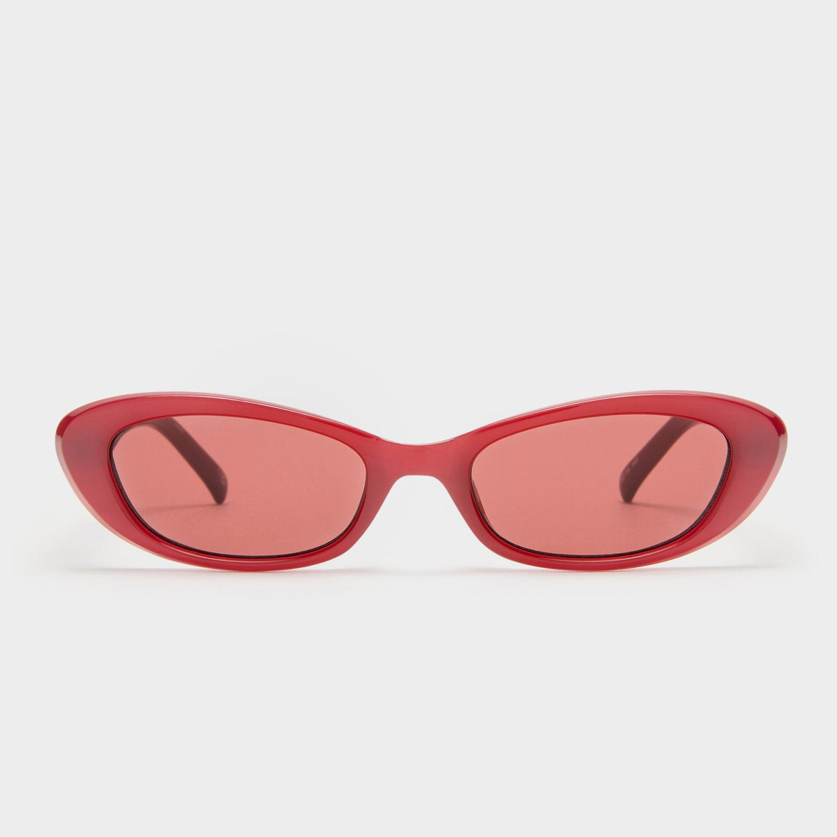 The Whisperer Cat Eye Sunglasses - Garnet