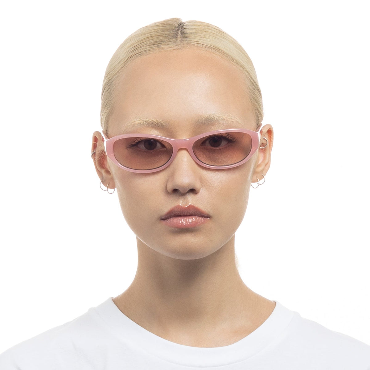 Don't Cha Retro Sunglasses - Pink Cloud