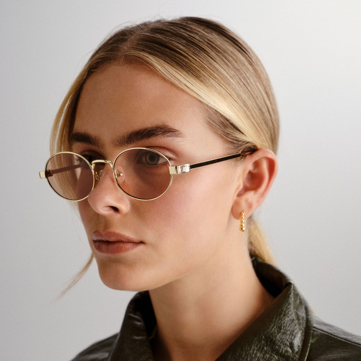 Poisedon Deux Gold Frame Sunglasses - Gold