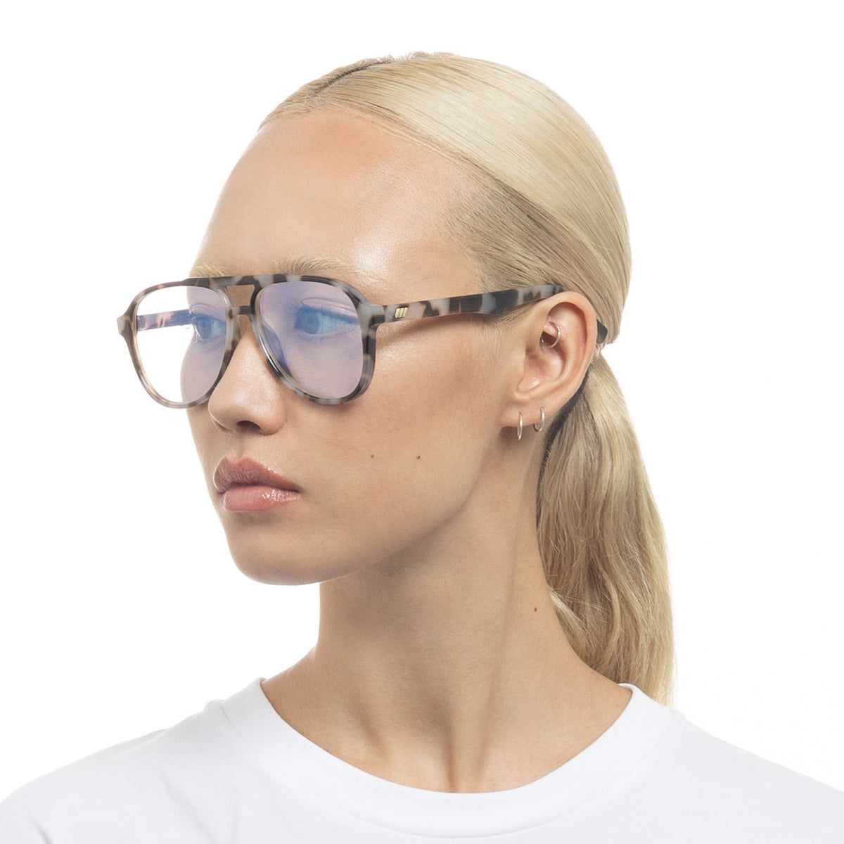 Tragic Magic Blue Light Aviators Glasses - Cookie Tort