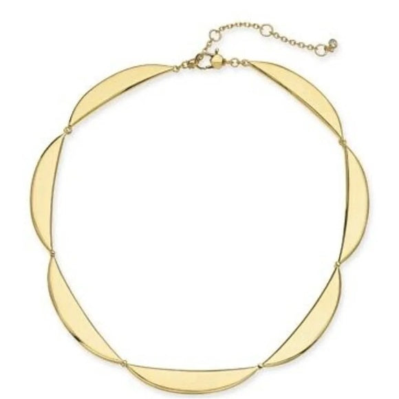Kate Spade Sliced Scallops Goldtone Necklace