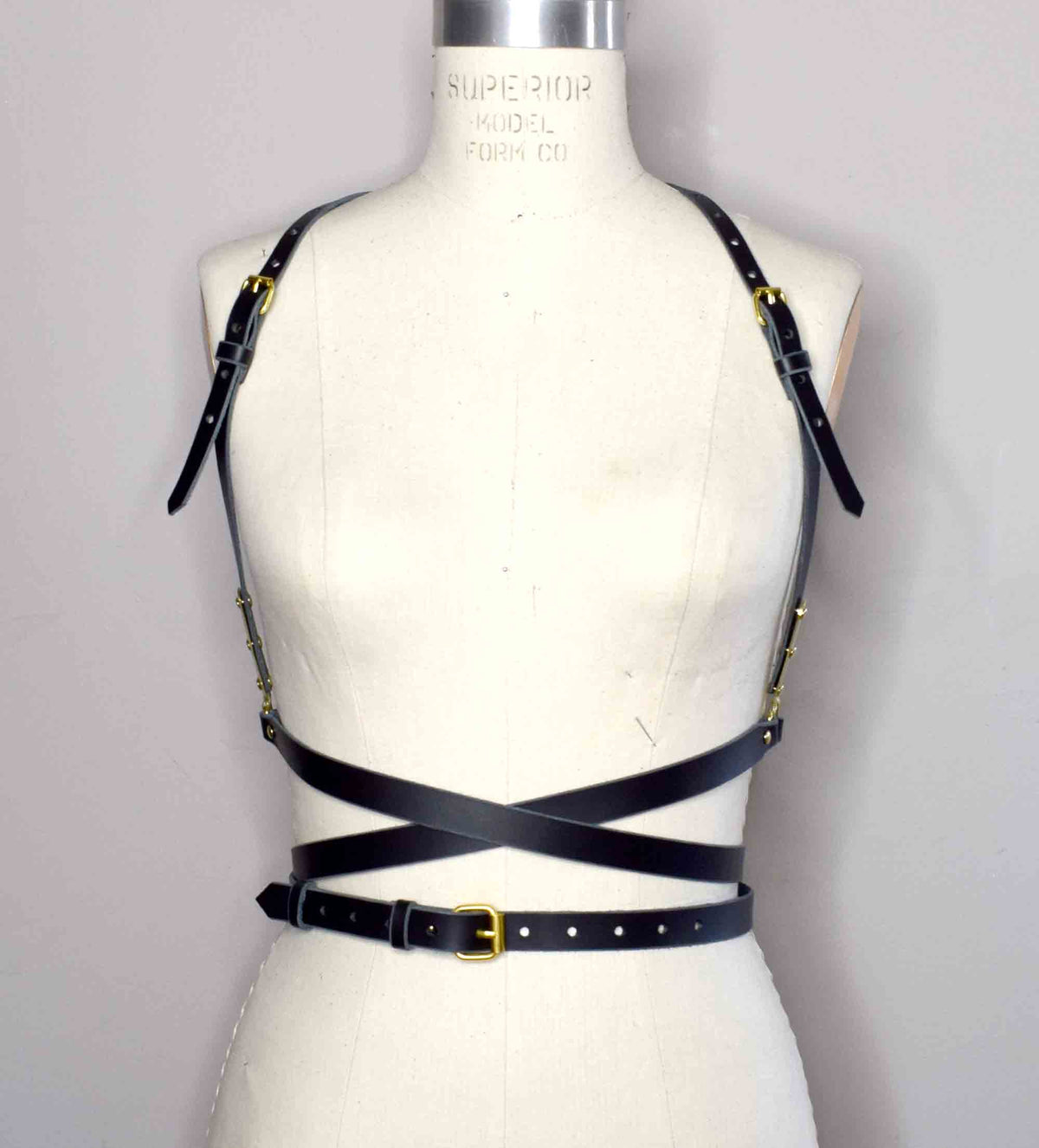 Nymph Wrap Around Strappy Leather Harness