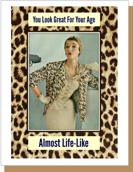 Life Like Female Birthday Card