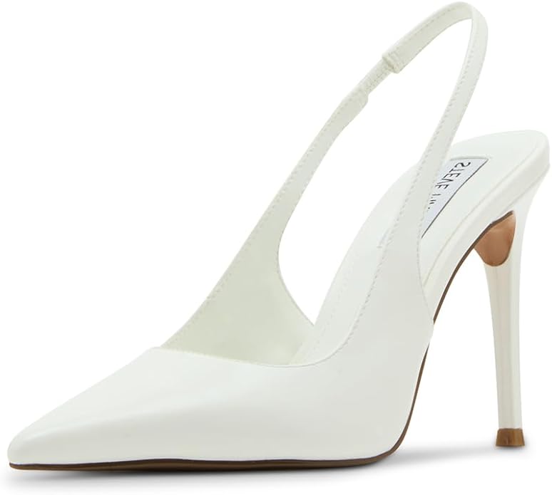 Reyes Genuine Leather Sling Back Hi Heel Pumps
