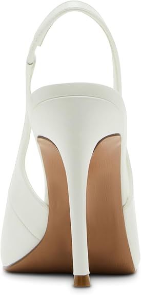 Reyes Genuine Leather Sling Back Hi Heel Pumps