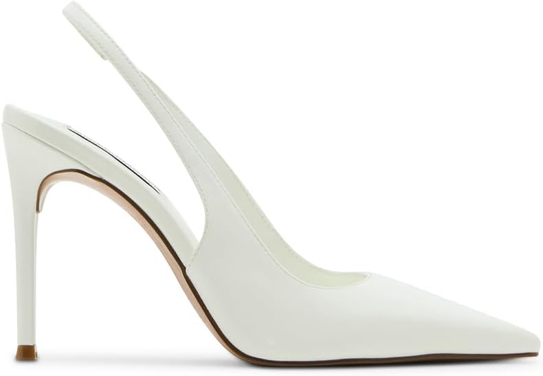Reyes Genuine Leather Sling Back Hi Heel Pumps