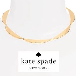 Kate Spade Sliced Scallops Goldtone Necklace