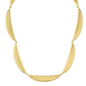 Kate Spade Sliced Scallops Goldtone Necklace