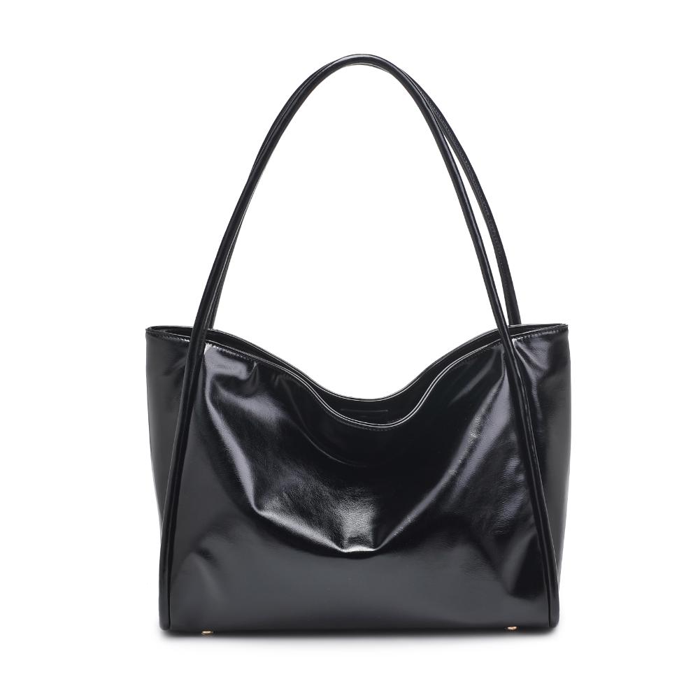 Doris Shoulder Tote Oversize Bag - Black