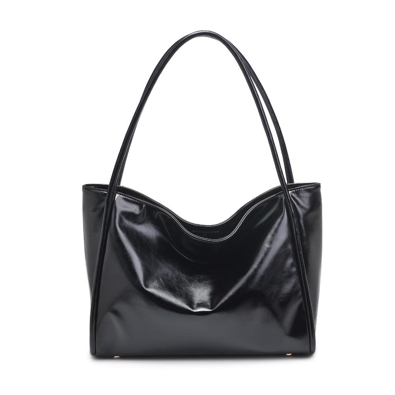 Doris Shoulder Tote Oversize Bag - Black