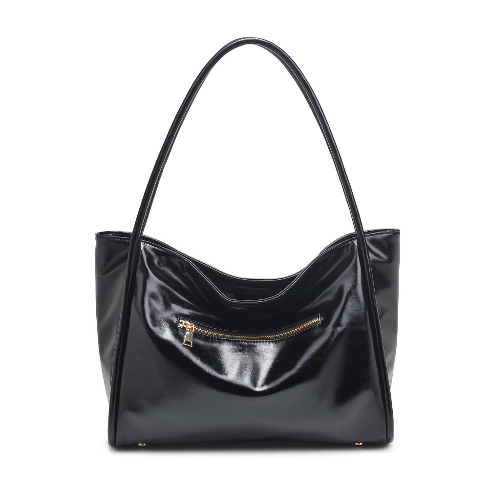 Doris Shoulder Tote Oversize Bag - Black