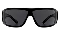 Leo Sun Scorpio Moon Y2K Mask Sunglasses - Black