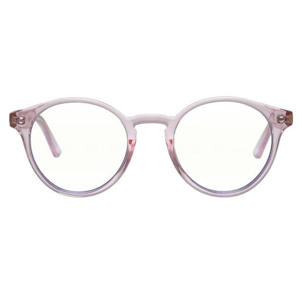 Le Specs - Whirlwind - Blue Light Clear Sunglasses - Pink Lemonade