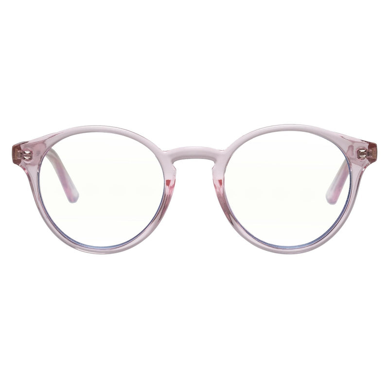 Le Specs - Whirlwind - Blue Light Clear Sunglasses - Pink Lemonade